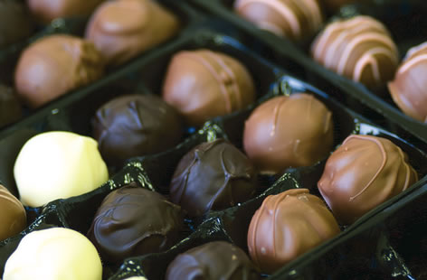 Moor chocolate truffles